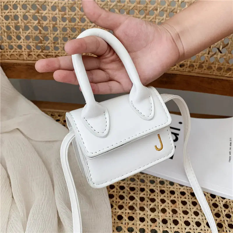 Kids Mini PU Leather Crossbody Bag Fashion Cute Little Girl Small Coin Pouch Purses Handbags Casual Toddler Purse Tote