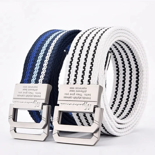 JIFANPAUL Brand New Canvas Belt Outdoor Tactical Belt Unisex High Quality Canvas Belts for Jeans Male Luxury Casual Straps