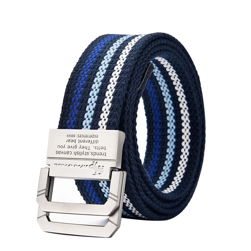 JIFANPAUL Brand New Canvas Belt Outdoor Tactical Belt Unisex High Quality Canvas Belts for Jeans Male Luxury Casual Straps