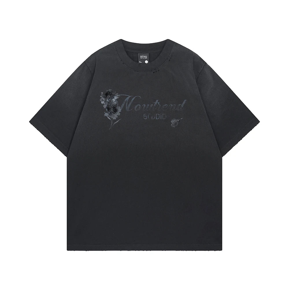 Retro Washed Oversized T-shirt Men Clothing Graphic T Shirts High Quality Short Sleeve Printed Tees 2026 Hip Hop Y2k New In Tops