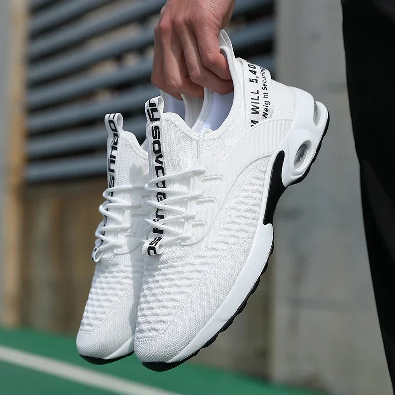 Summer Men's Shoes Mesh Casual Sports Shoes Spring Summer Shoes Tennis Lightweight Walking Black Sneakers 2025 Hot Selling Item