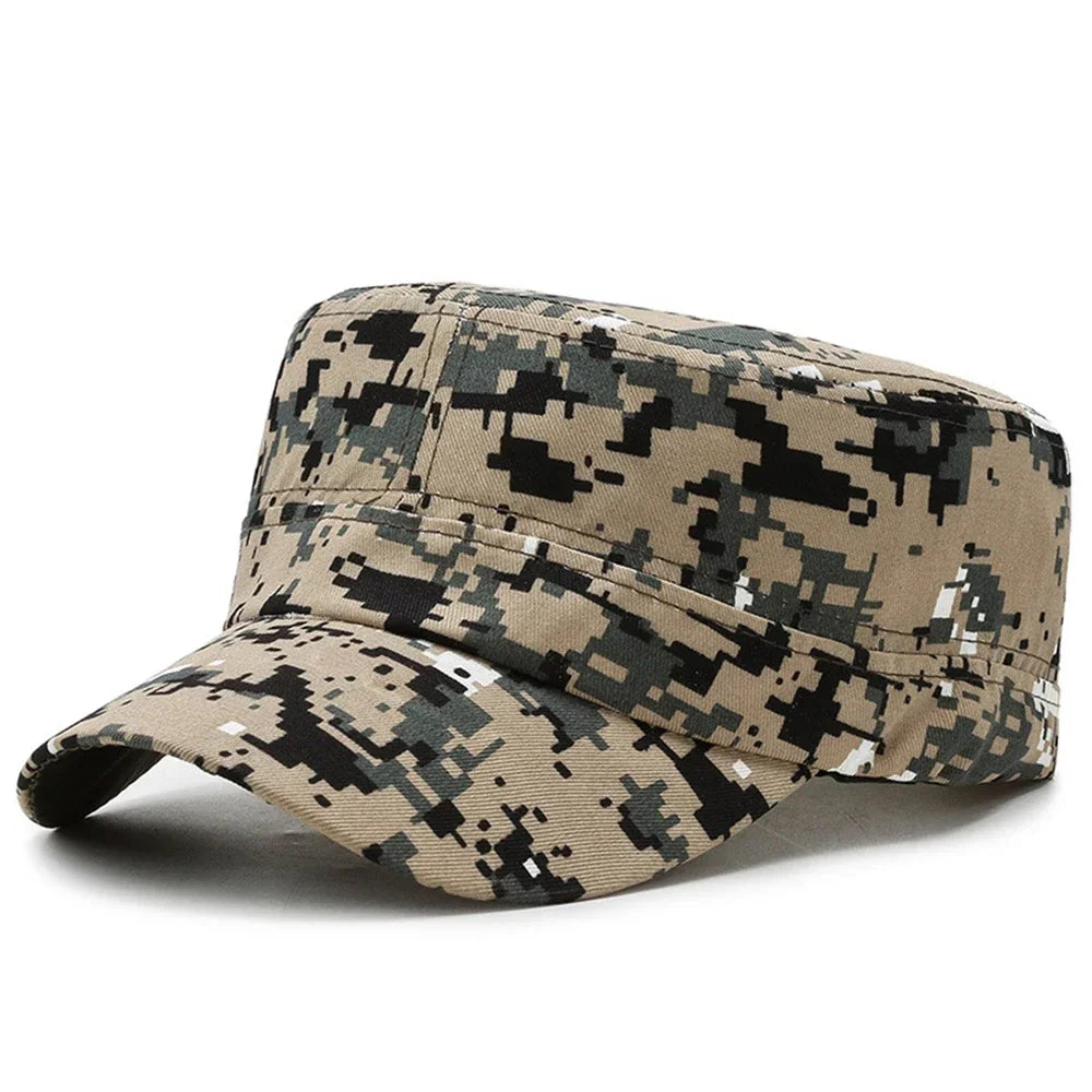 Unisex Cotton Men Cap Spring Summer Beach Outdoor Street Street Cool Church Sunhat Flat Top Hat With Red Star Dropshipping