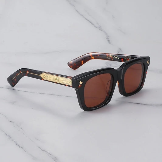 JMM QUENTIN Man Sunglasses Japan Thick Acetate Outdoor Square Sun Glasses Woman Fishing Driving Gafas Lentes De Sol Hombre
