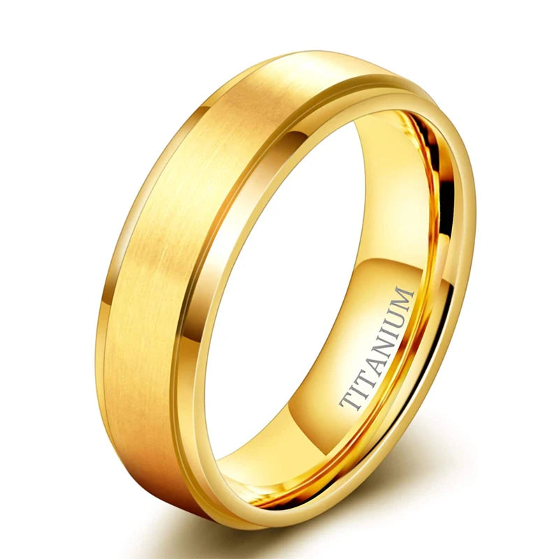 Tigrade 4/6/8/10mm Black Titanium Ring Man Brushed Wedding Band Women Engagement Rings Silver Color Bague Femme anneau bijoux