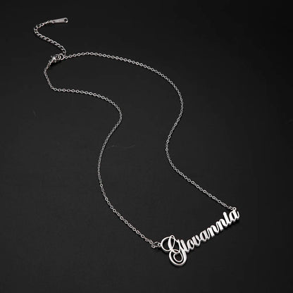 Sipuris Custom Name Necklace Personalized Golden Choker Stainless Steel Necklace For Women Man Customized Jewelry Weddings Gifts