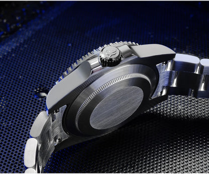 San Martin Luxury GMT Hangzhou 6460 Men Automatic Mechanical Watch Business Sports Waterproof 200m Sapphire Full Luminous SN0016