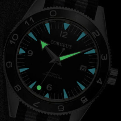 Custom Logo NH35 Movement Watch 10bars Mens 41mm Sapphire Ceramic Bezel Male Mechanical Clock Diver Sports Automatic Wristwatch