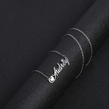 Sipuris Custom Name Necklace Personalized Golden Choker Stainless Steel Necklace For Women Man Customized Jewelry Weddings Gifts