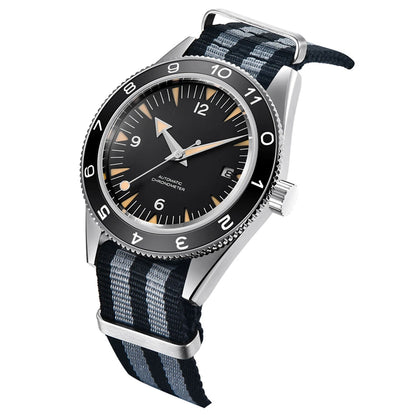 Custom Logo NH35 Movement Watch 10bars Mens 41mm Sapphire Ceramic Bezel Male Mechanical Clock Diver Sports Automatic Wristwatch