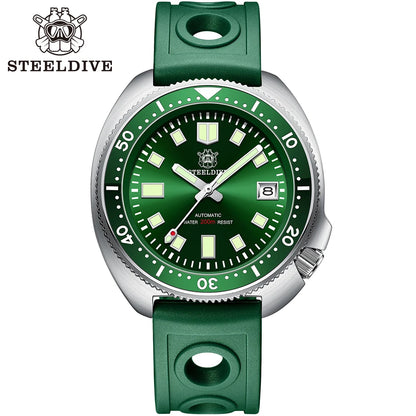 STEELDIVE SD1970 Automatic Mechanical Diver Watch Captain Willard NH35 Watches TURTLE Homage Water Resistant 200M Dive Watch Men