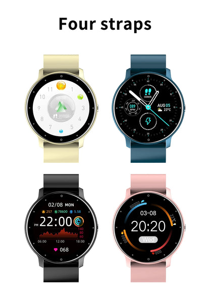 LIGE Waterproof Women Smart Band Watch Real-time Weather Forecast Men Watches Sports Ladies Smart Watch For Women Android IOS