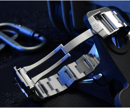 San Martin Luxury GMT Hangzhou 6460 Men Automatic Mechanical Watch Business Sports Waterproof 200m Sapphire Full Luminous SN0016