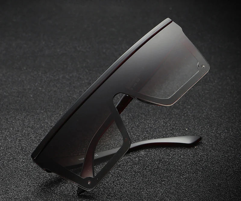 SHAUNA Flat Top Classic Square Sunglasses Woman Brand Designer Purple Mirror Coating Shades UV400