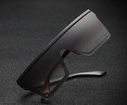 SHAUNA Flat Top Classic Square Sunglasses Woman Brand Designer Purple Mirror Coating Shades UV400
