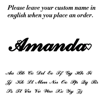 Sipuris Custom Name Necklace Personalized Golden Choker Stainless Steel Necklace For Women Man Customized Jewelry Weddings Gifts