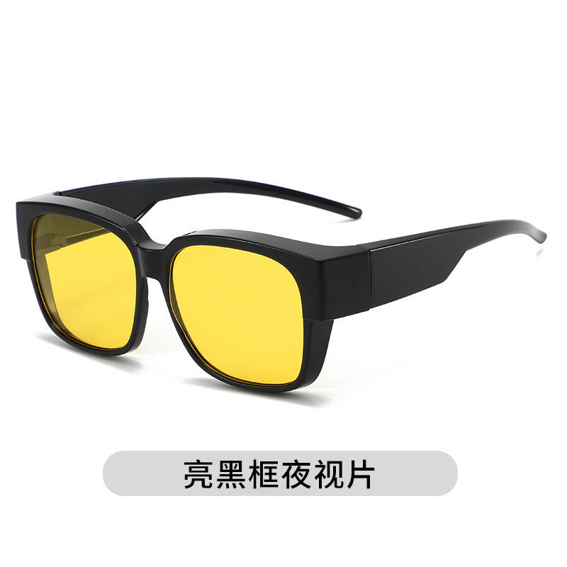 2025 New Style Polarized Sunglasses for Men and Women, Can Be Worn over Prescription Glasses, Dual-Use for Driving and Sun Protection