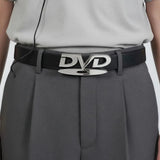 2026 Y2K DVD Belt for Women - Retro Disc Buckle, Luxury Style, Fashionable & Trendy Waist Belt, Hot Selling Decorative Belt