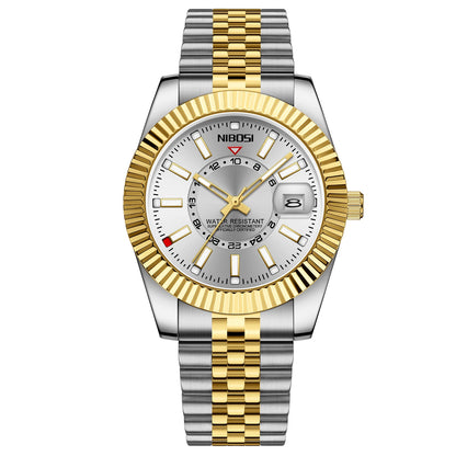 NIBOSI Top Brand Luxury Fashion Dive Watch Men 30ATM Waterproof Date Clock Sport Watches Man Quartz Wristwatch Relogio Masculino