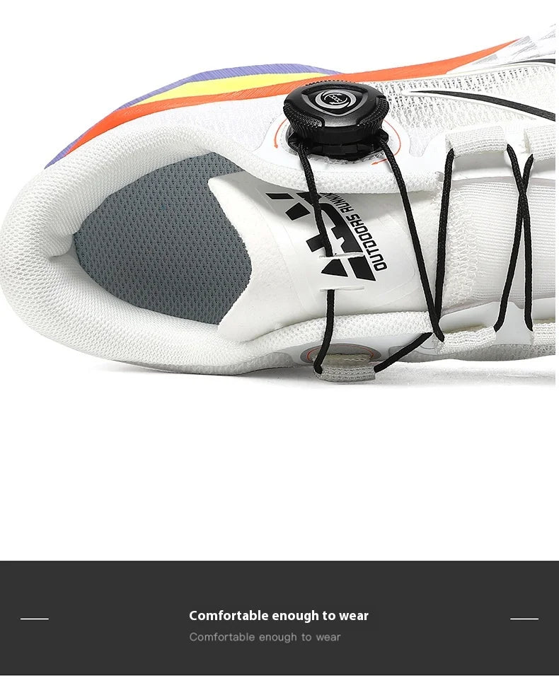 2025 New Soft Soled Outdoor Casual Sports Shoes With Rotating Buckle Carbon Plate And Popcorn Outsole, Men'S Running Shoes 35-44