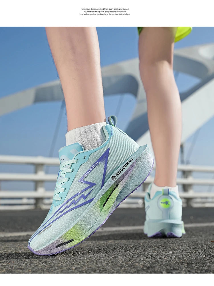 Running Shoes Carbon Board Speciality Marathon Men Sports Breathable Lightweight Women's Comfortable Athletic Nonskid Sneakers