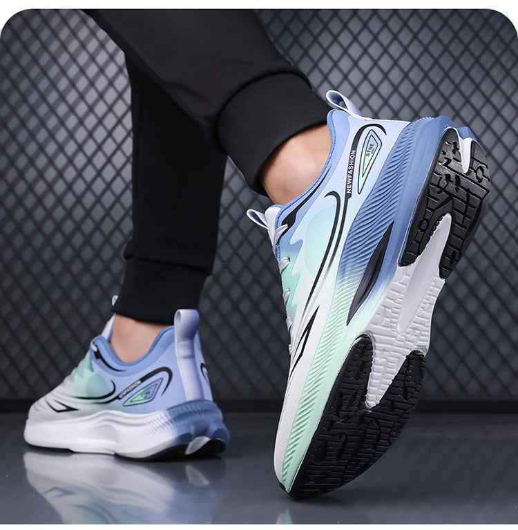 Men's Casual Running Shoes, Male Tennis Sneakers, Luxury Trainer, Race Breathable Shoes, Fashion Loafers