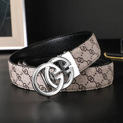 New Business Men Belts Casual Fashion Luxury Lady Designer Famous Brand Male G Buckle Women Leather Belt for women dress