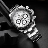 New PAGANI DESIGN PD1644 Luxury Men's Quartz Watch Automatic date Wristwatches Sport 100m Waterproof Chronograph Men Gift
