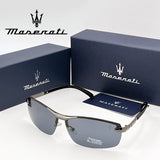 MASERATI UV400 Polarized Sunglasses Lightweight Frameless for Cycling Driving Outdoor Unisex Men Women Daily Sunglasses 20345