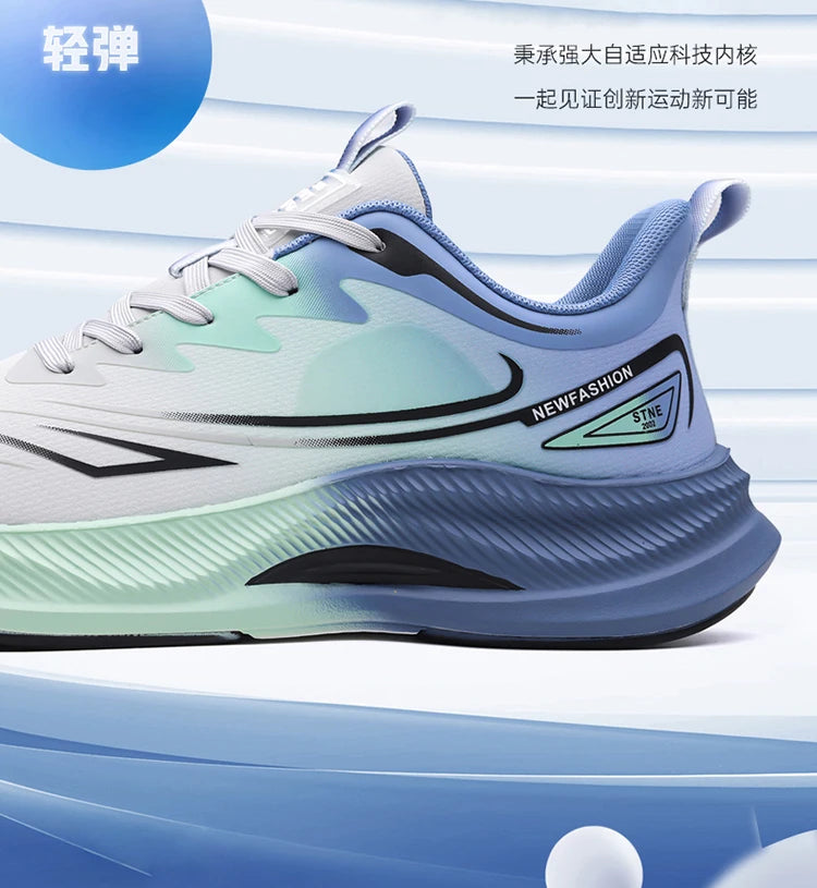 Men's Casual Running Shoes, Male Tennis Sneakers, Luxury Trainer, Race Breathable Shoes, Fashion Loafers