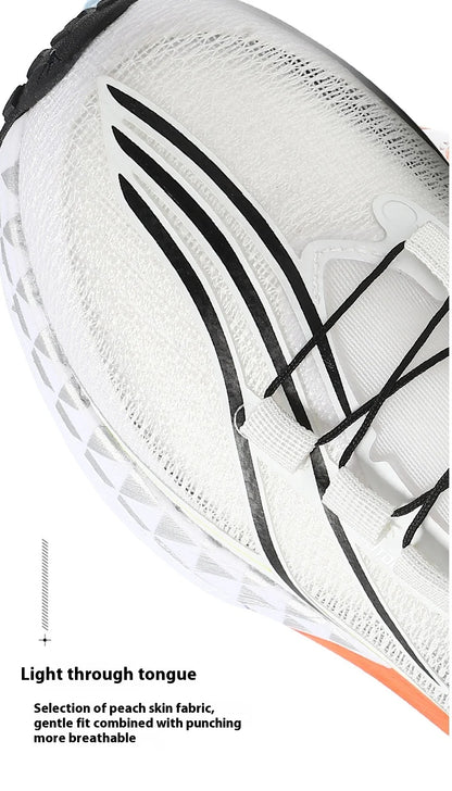 2025 New Soft Soled Outdoor Casual Sports Shoes With Rotating Buckle Carbon Plate And Popcorn Outsole, Men'S Running Shoes 35-44