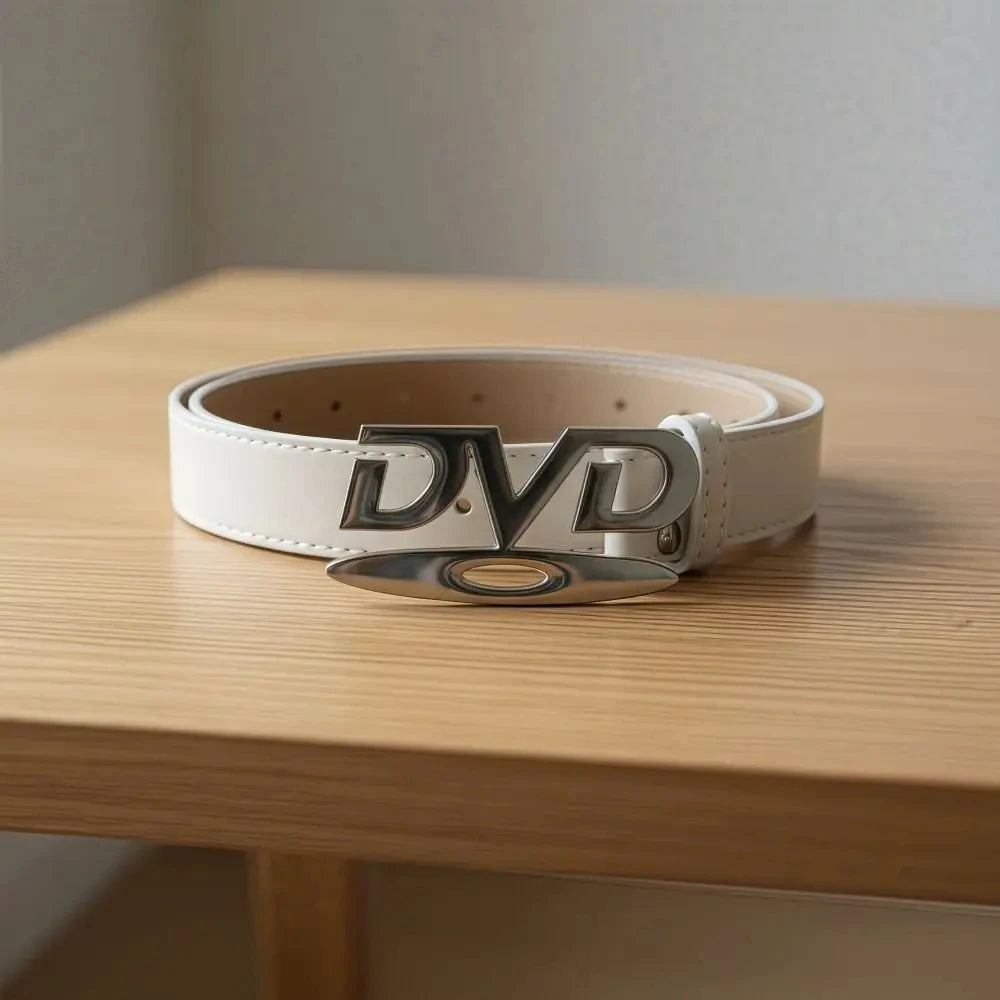 2026 Y2K DVD Belt for Women - Retro Disc Buckle, Luxury Style, Fashionable & Trendy Waist Belt, Hot Selling Decorative Belt