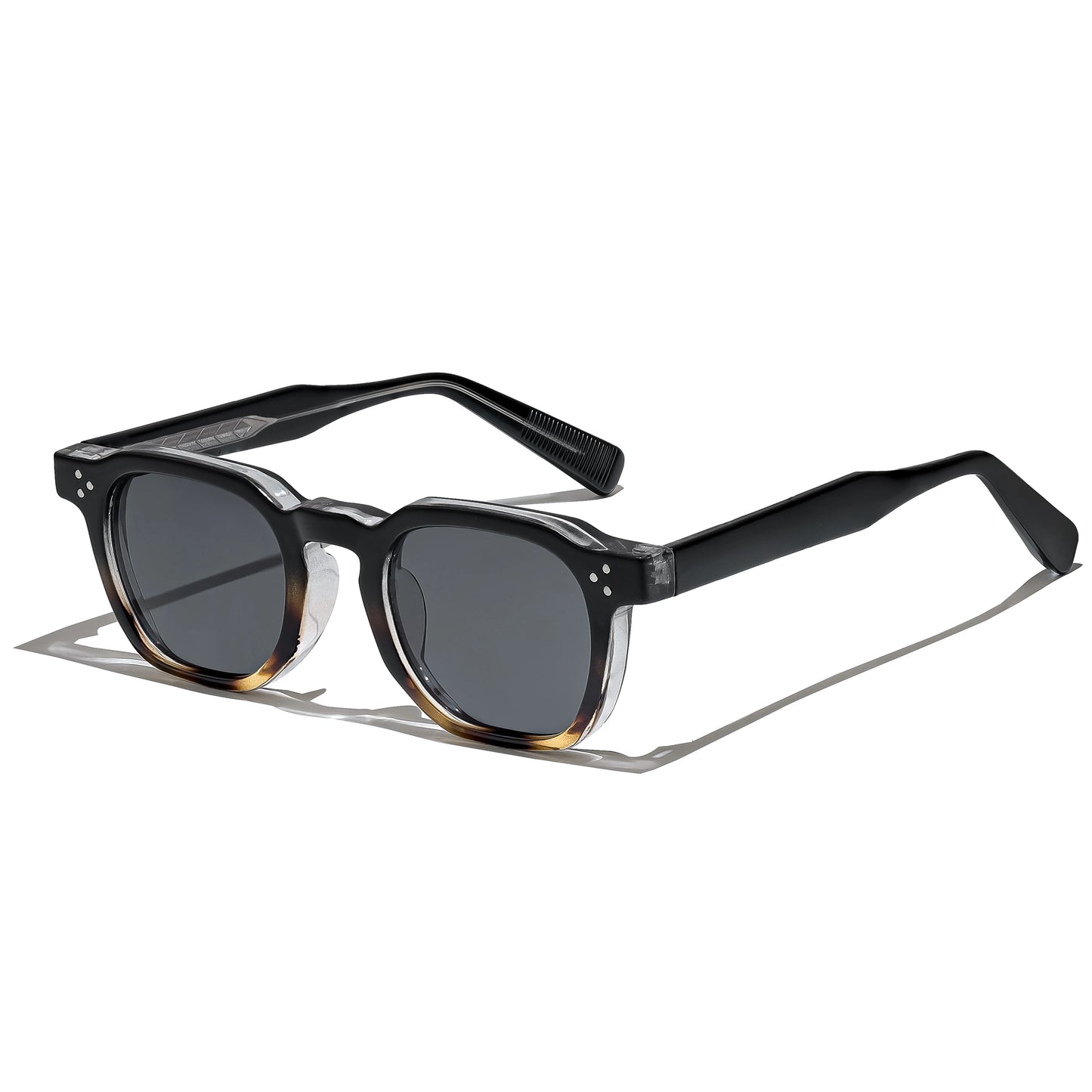 HBK New Square Retro Sunglasses Men Fashion Punk Sun Glasses Women Travel Driving Beach Eyewear Lunette De Soleil Femme UV400