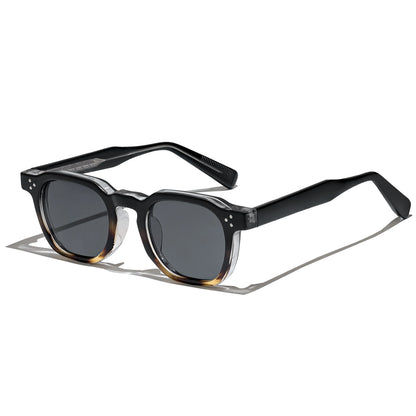 HBK New Square Retro Sunglasses Men Fashion Punk Sun Glasses Women Travel Driving Beach Eyewear Lunette De Soleil Femme UV400