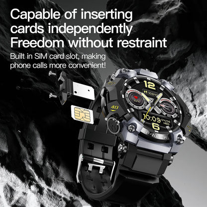 Q668 Smartwatch Android 10.0 Smart Watch With 1.95 inch Amoled HD Screen inset 4g/5g Sim Card GPS WIFI IP68 Waterproof 512GB