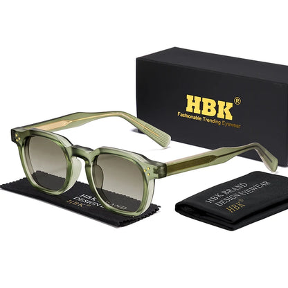 HBK New Square Retro Sunglasses Men Fashion Punk Sun Glasses Women Travel Driving Beach Eyewear Lunette De Soleil Femme UV400