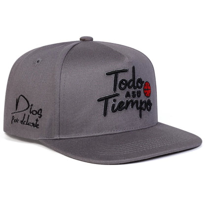Unisex TODO A SU TIEMPO Embroidery Hip-hop Hats Spring Autumn Outdoor Adjustable Casual Baseball Caps Sunscreen Hat Sports Cap
