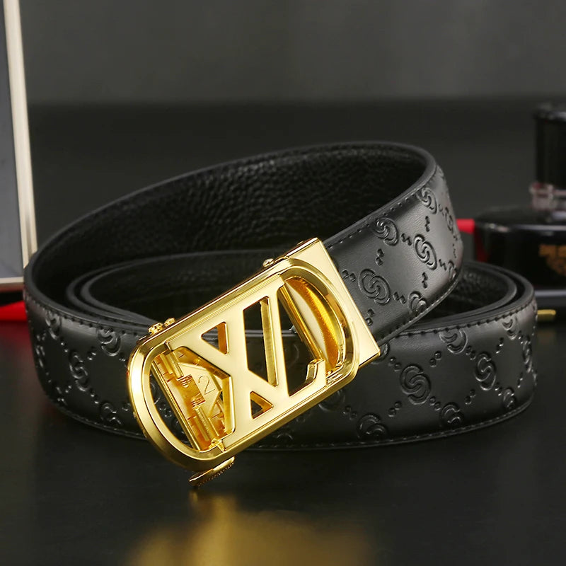 High Quality Luxury Brand Designer Suit pants Belts Male Automatic Buckle Men belts Leather Belt for men Strap for Jeans