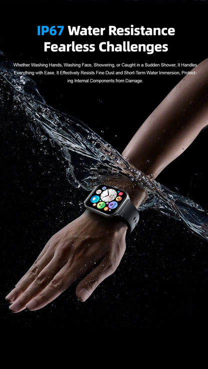 New Ultra Thin Smart Watch men 1.96" AMOLED 360*360 HD Pixel Display Always Show Time Call Reminder Smartwatch Ladies For huawei