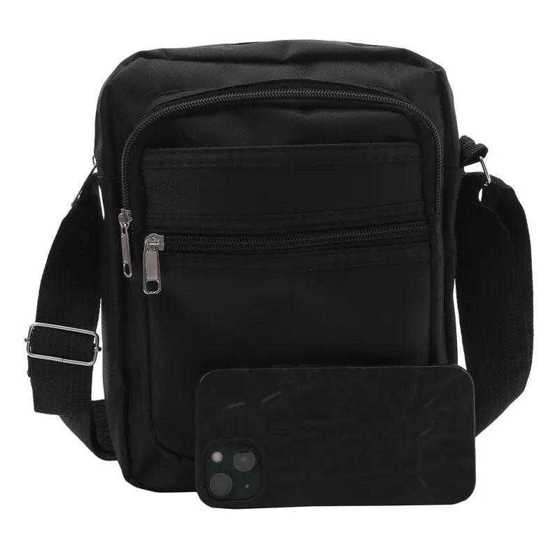 2025 Men Nylon Shoulder Bag Messenger Bag Casual Nylon Zipper Pocket Handbag Fashion Tote Travel Male Crossbody Bags New
