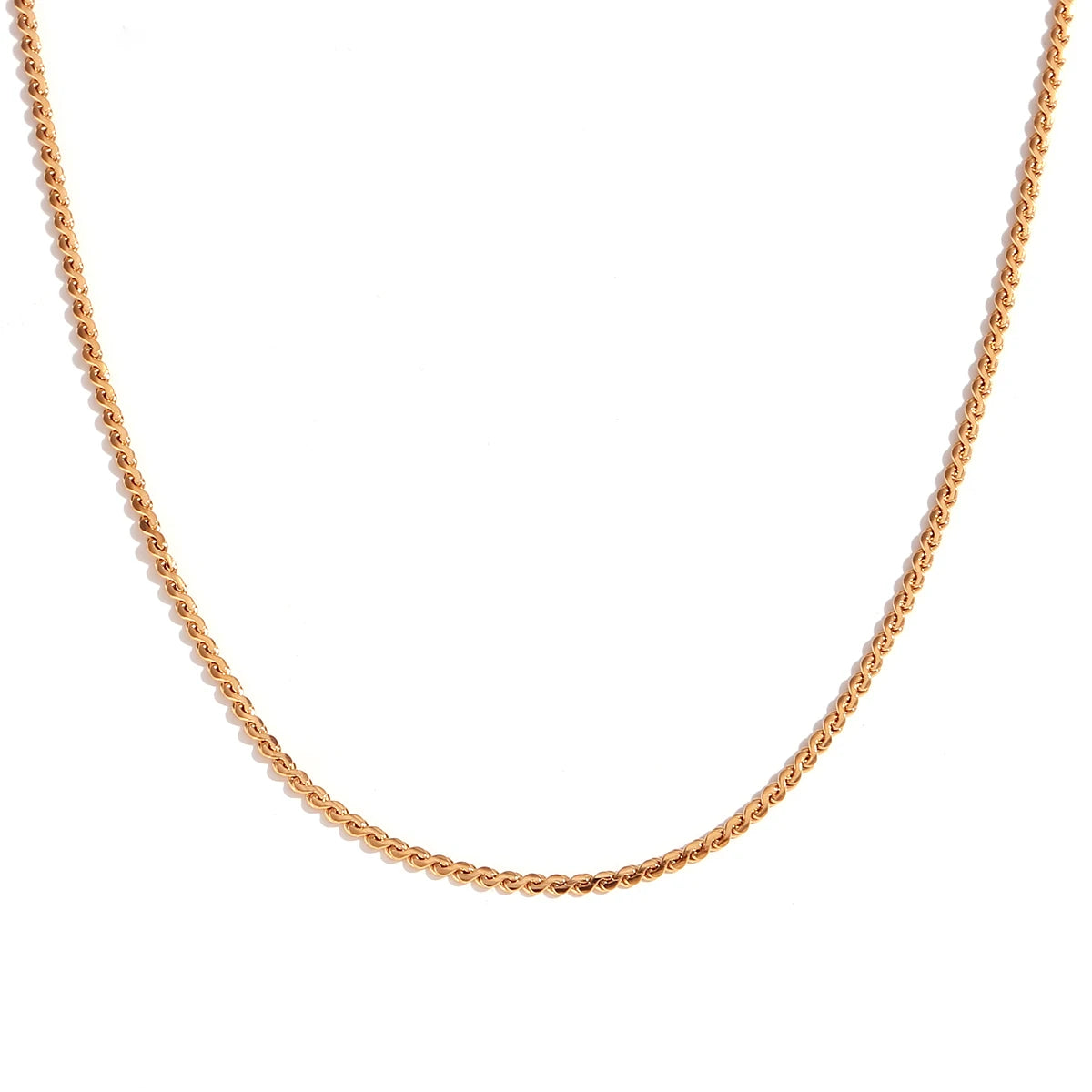 MamacitaSlay water wave chain snake chain Women's stainless steel necklace Bracelets Belly Chain Various styles Jewelry