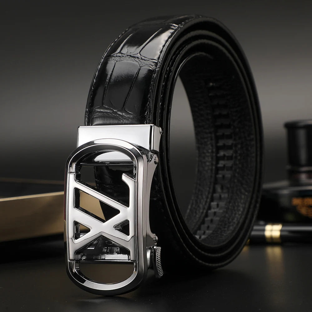 High Quality Luxury Brand Designer Suit pants Belts Male Automatic Buckle Men belts Leather Belt for men Strap for Jeans