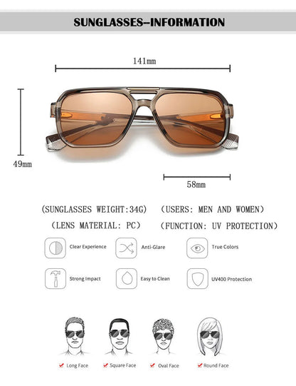 Vacation Sunglasses For Men Vintage Sunglasses Women Outdoor Oculos Trending Glasses Sunscreen Lentes Dropshipping Gafas Lunette