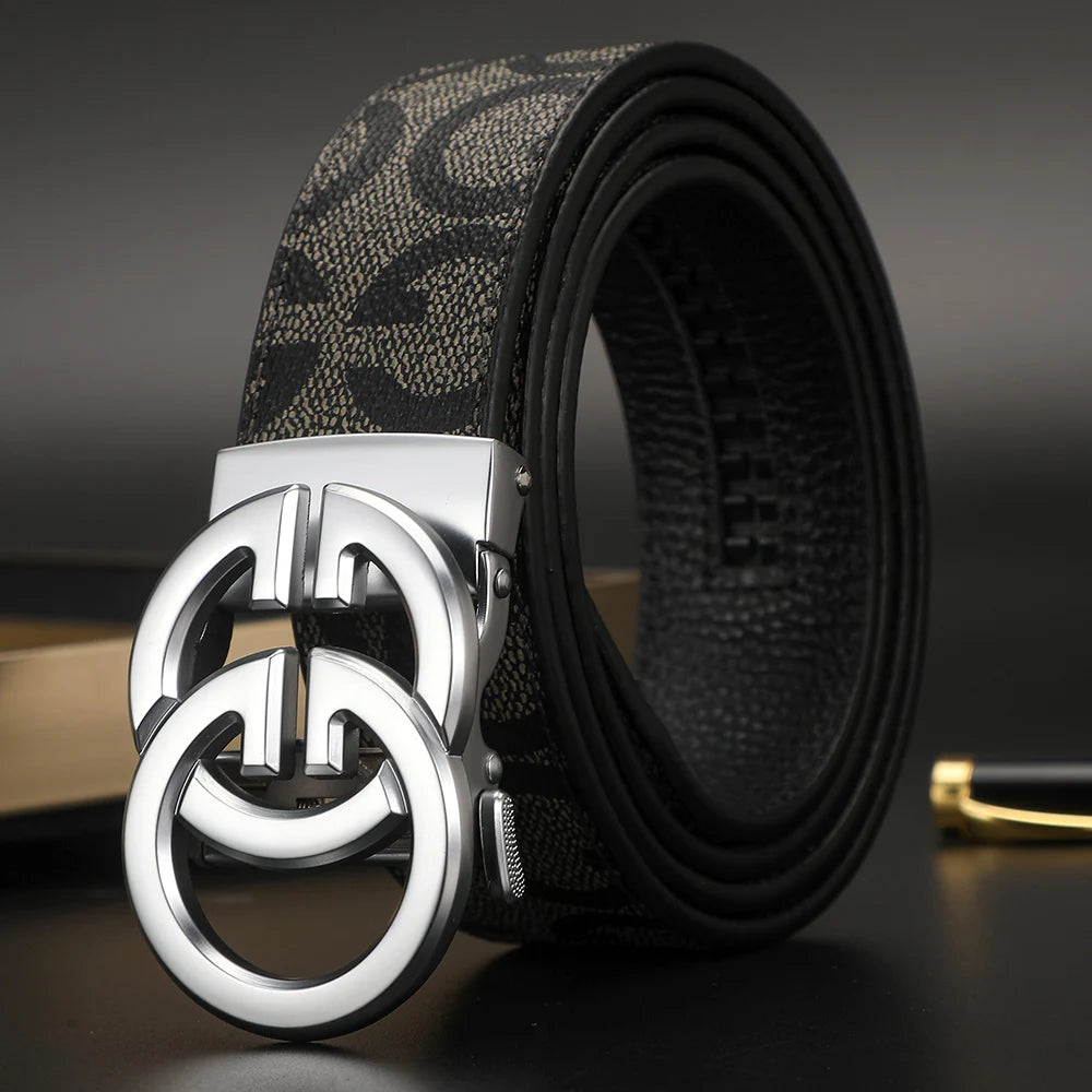 New Business Men Belts Casual Fashion Luxury Lady Designer Famous Brand Male G Buckle Women Leather Belt for women dress