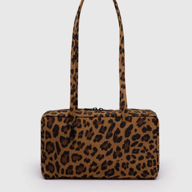 Simple Large-capacity Square Shoulder Bag Fashion Plaid Nylon Handbag Durable Canvas Material Travel Bag Daily Use Storage Bag