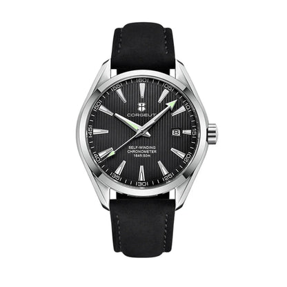 Corgeut 41mm Luxury NH35 Movt Man Sport Clock Automatic Relogio Masculino Mechanical Wristwatch Sapphire Steel Band Men's Watch