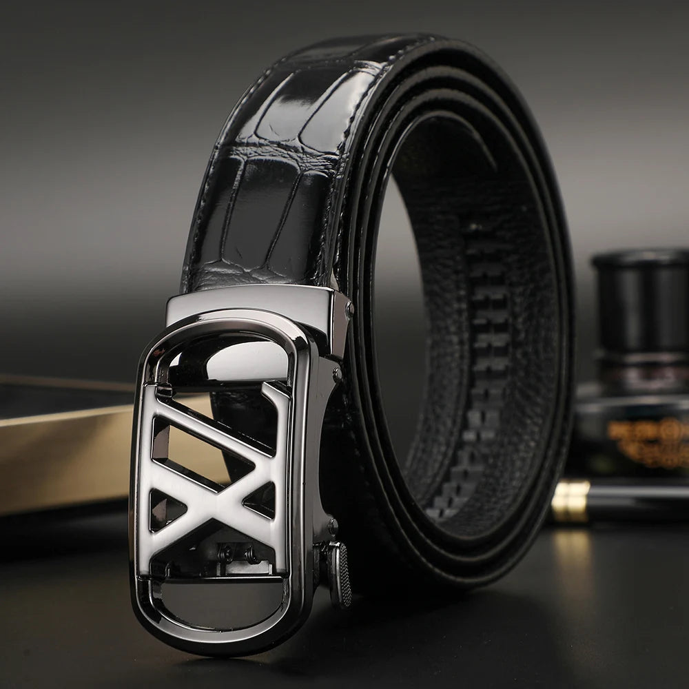 High Quality Luxury Brand Designer Suit pants Belts Male Automatic Buckle Men belts Leather Belt for men Strap for Jeans