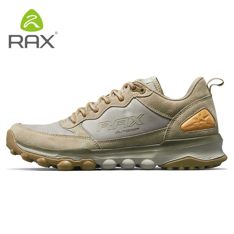 RAX Running Shoes Men&Women Outdoor Sport Shoes Breathable Lightweight Sneakers Air Mesh Upper Anti-slip Natural Rubber Outsole