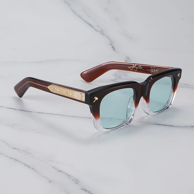 JMM QUENTIN Man Sunglasses Japan Thick Acetate Outdoor Square Sun Glasses Woman Fishing Driving Gafas Lentes De Sol Hombre