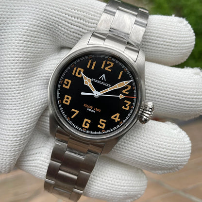 STEELFLIER Official SF740V New Quartz Wristwatch Super C3 Luminous 200M Waterproof VH31 Mute Movement Man Fashion Business Watch