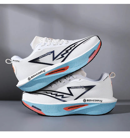Running Shoes Carbon Board Speciality Marathon Men Sports Breathable Lightweight Women's Comfortable Athletic Nonskid Sneakers